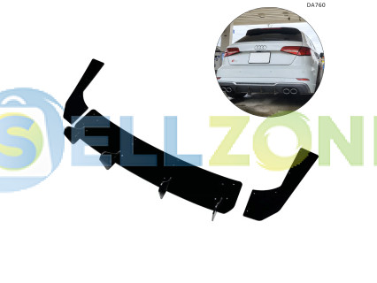 Tuning lip spoiler ρύθμισης για πίσω προφυλακτήρα Audi A3 S3 8V Facelift Hatchback 2016-2020 – DA760